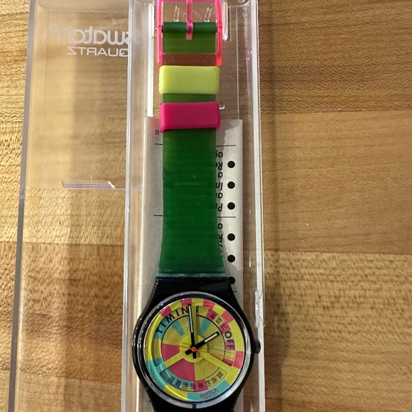 VTG Swatch Gent GN721 New in Box, NEVER WORN or USED, UNISEX 1990 - Picture 6 of 9